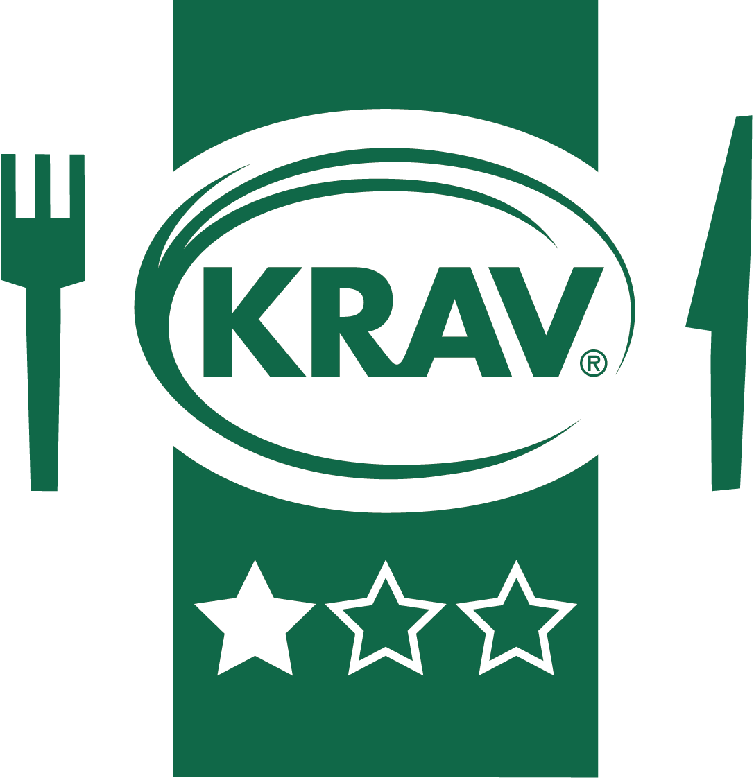 KRAVs restaurangmärkning med en stjärna