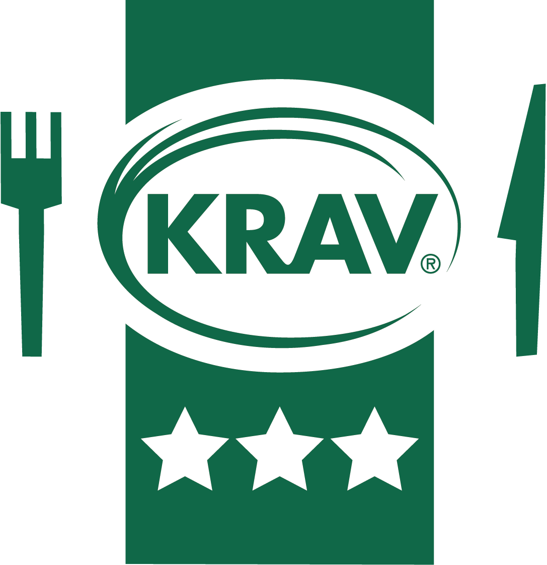 KRAVs restaurangmärkning med tre stjärnor